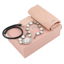 Load image into Gallery viewer, MIUMIU Nappa Crystal Shoulder Bag BlackRP0233 Nappa Leather