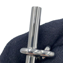 将图像加载到图库查看器中,HERMES Keychain Silver Metal