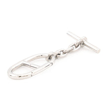 Load image into Gallery viewer, HERMES Keychain Silver Metal