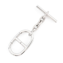 Load image into Gallery viewer, HERMES Keychain Silver Metal