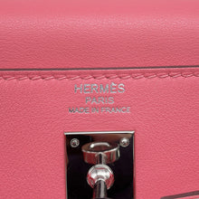 将图像加载到图库查看器中,HERMES Kelly Retourne Rose Azalee Swift Leather Size 25