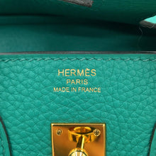 Load image into Gallery viewer, HERMES Birkin Vert Veron Togo Leather Size 25