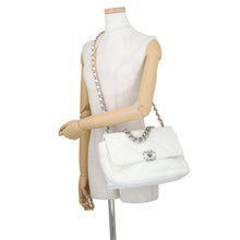 将图像加载到图库查看器中,CHANEL CHANEL 19 Dixneuf Matelasse Shoulder Bag WhiteAS1161-B07327-10601 Lambskin Size Large