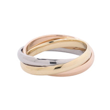 Load image into Gallery viewer, CARTIER Trinity Ring Size Small/51/#11B4235151/B4235100 K18PG K18YG K18WG