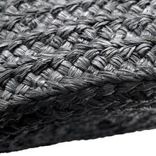 将图像加载到图库查看器中,SAINT LAURENT PARIS Panier Basket Bag Black579518 Raffia Leather Size Small
