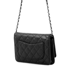 Load image into Gallery viewer, CHANEL Matelasse Classic Chain Wallet BlackAP0250 Caviar Leather