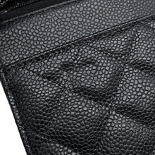 Load image into Gallery viewer, CHANEL Matelasse Classic Chain Wallet BlackAP0250 Caviar Leather