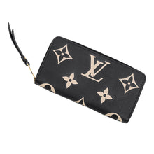Load image into Gallery viewer, LOUIS VUITTON Zippy Wallet Noir/BeigeM80481 Bicolor Monogram Empreinte Leather