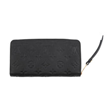 将图像加载到图库查看器中,LOUIS VUITTON Zippy Wallet NoirM61864 Monogram Empreinte Leather