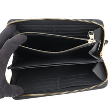 将图像加载到图库查看器中,LOUIS VUITTON Zippy Wallet NoirM61864 Monogram Empreinte Leather
