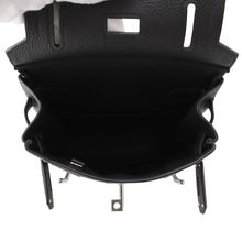 Load image into Gallery viewer, HERMES Kelly Akkad Ecru/Black Togo Leather Toile H Size PM