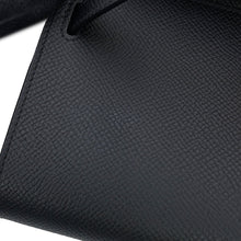Load image into Gallery viewer, HERMES Kelly wallet long to go Black Epsom