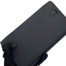 Load image into Gallery viewer, HERMES Kelly wallet long to go Black Epsom