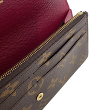 Load image into Gallery viewer, LOUIS VUITTON Portefeuille Emilie Brown/FuchsiaM60697 Monogram