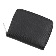 将图像加载到图库查看器中,LOUIS VUITTON Zippy / Coin Purse NoirM60152 Epi Leather