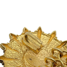 Load image into Gallery viewer, CHANEL Vintage CC Logo Sunburst Chain Belt Gold Metal