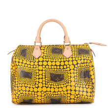 Load image into Gallery viewer, LOUIS VUITTON Speedy JauneM40692 Monogram Town Pumpkin Dot Yayoi Kusama Size 30