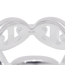 Load image into Gallery viewer, HERMES Chaine d'Ancre Anchene Ring Size PM/49/#9 SV925