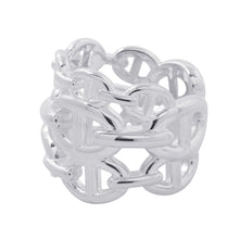 将图像加载到图库查看器中,HERMES Chaine d'Ancre Anchene Ring Size GM/54/#14 SV925