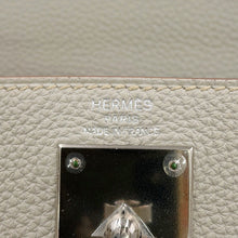 将图像加载到图库查看器中,HERMES Kelly Retourne Pearl Grey Togo Leather Size 28