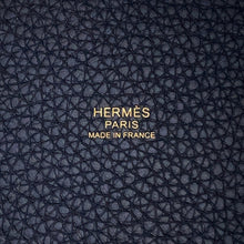 Load image into Gallery viewer, HERMES Picotin Lock Blue Nuit Taurillon Clemence Size PM