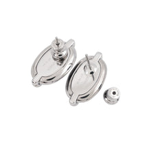 Load image into Gallery viewer, HERMES Mini Mayon Earrings Black Metal Enamel