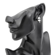 Load image into Gallery viewer, HERMES Mini Mayon Earrings Black Metal Enamel