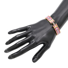 Load image into Gallery viewer, HERMES ClicH Etrier Bangle Size PM Crespucure Violet Metal Enamel