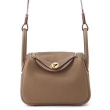 Load image into Gallery viewer, HERMES Lindy Etoupe Taurillon Clemence Size Mini