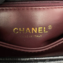 Load image into Gallery viewer, CHANEL Top handle flap Bag BlackA92990-B05061-94305 Caviar Leather Size 24