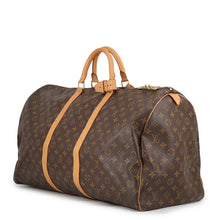 将图像加载到图库查看器中,LOUIS VUITTON Keepall BrownM41422 Monogram Size 60
