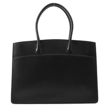 将图像加载到图库查看器中,HERMES White Bass Black Courchevel Size PM