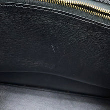将图像加载到图库查看器中,HERMES White Bass Black Courchevel Size PM