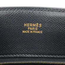 将图像加载到图库查看器中,HERMES White Bass Black Courchevel Size PM