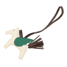 Load image into Gallery viewer, HERMES Rodeo Pegasus PM Craie/Chocolat/Vert Moyen Lambskin Size PM