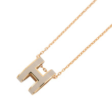 Load image into Gallery viewer, HERMES Pop H Necklace Marong rasse Lacquer Metal