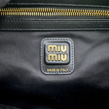 Load image into Gallery viewer, MIUMIU Bo Bag Black5BB117_2CRW_F0002_V_MON Leather Size Large