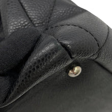 Load image into Gallery viewer, CHANEL CC Logo Matelasse ChainTote Bag BlackA67294 Caviar Leather