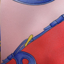 Load image into Gallery viewer, HERMES Carre court harness Size 90 Gold/Multicolor Silk100%