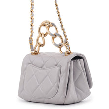 Load image into Gallery viewer, CHANEL Matelasse Mediedart Shoulder Bag GrayAS3367 Lambskin