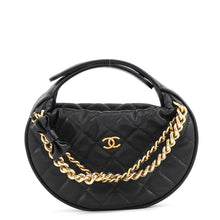 Load image into Gallery viewer, CHANEL Mini Matelasse Handbag BlackAP3943 Caviar Leather
