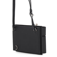 Load image into Gallery viewer, HERMES Kelly Multi-Pocket To-Go Pouch Black Epsom