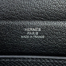 Load image into Gallery viewer, HERMES Kelly Multi-Pocket To-Go Pouch Black Epsom