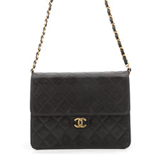 Load image into Gallery viewer, CHANEL Matelasse ChainShoulder Bag BlackA03569 Lambskin