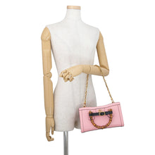 Load image into Gallery viewer, GUCCI Bamboo Diana 2-Way Handbag Pink735153 Leather Size Small