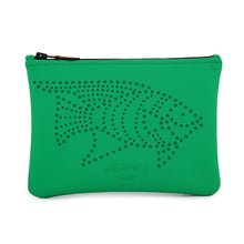 Load image into Gallery viewer, HERMES NeoVan Pouch Traffic Jam Green Polyamide 80%, Elastane 20% Size PM