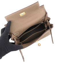 将图像加载到图库查看器中,HERMES Kelly Retourne Etoupe Togo Leather Size 25
