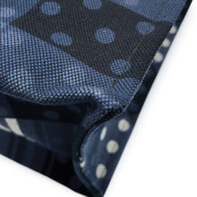 Load image into Gallery viewer, HERMES Etrivière Shopping Bag Tote Blue Abyss/Ecru/Black Toile H・Plume Viking Vache Hunter Leather