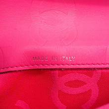 Load image into Gallery viewer, CHANEL Cambon Line Long Wallet Black/PinkA26717 Leather/Enamel