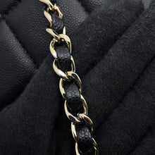 将图像加载到图库查看器中,CHANEL Matelasse Top Handle Flap Bag BlackAS4711 Caviar Leather Size Mini